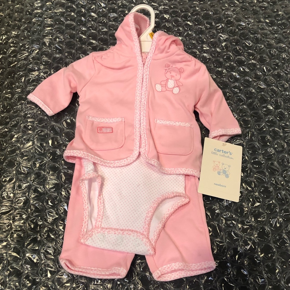 New born girl 3 pc set